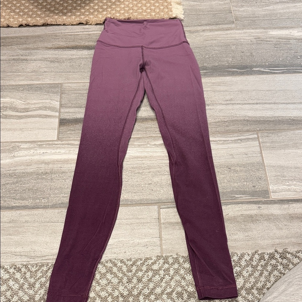 Lululemon Purple Ombre Leggings